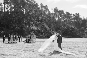 An intimate wedding in the central coast of California at Fiscillini Ranch Preserve in Cambria